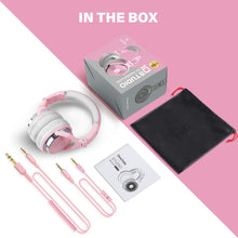 Load image into Gallery viewer, OneOdio Wired Over Ear Headphones Hi-Res Studio Monitor &amp; Mixing DJ Stereo Headsets with 50mm Drivers and 1/4 to 3.5mm Jack for AMP Computer Recording Podcast Keyboard Guitar Laptop - Light Pink
