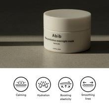 Load image into Gallery viewer, Abib Rice Probiotics Overnight Mask Barrier Jelly 2.71 fl oz I Intensive Hydrating Nourishing for Skin Barrier, Bouncy Skin Texture, Less Stress
