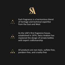 Load image into Gallery viewer, Swiss Arabian Valencia - Luxury Products From Dubai - Long Lasting, Addictive Personal EDP Spray Fragrance - Seductive Signature Aroma - 3.4 Oz

