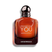Load image into Gallery viewer, Armani Beauty - Stronger With You Absolutely - Parfum - Cologne for Men - Spicy Ambery Gourmand Men’s Fragrance – Rum Accord, Cedarwood, Lavendar &amp; Vanilla Notes - 3.4 Fl Oz
