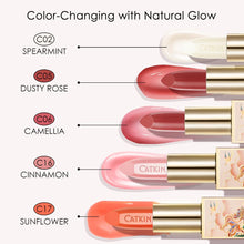 Load image into Gallery viewer, CATKIN Lip Balm Color Tinted Lip Stain Ultra Hydrating Moistrurizer Chapstick with Vitamin E Nourishing For Cracked &amp; Dry Lips 0.12 oz C06 Camellia
