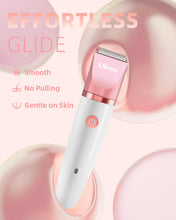 Load image into Gallery viewer, Ufree Bikini Trimmer Electric Razors for Women, Ceramic Blade Body Hair Trimmer, IPX7 Waterproof Rechargeable Lady Shaver, Personal Groomer for Legs &amp; Pubic Hair, Gifts for Women, Gold
