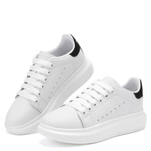 Load image into Gallery viewer, NewEndostar Women's Fashion Sneakers,Vibration Height Increase Shoes Lightweight Comfortable Casual Skateboarding Walking Shoes Black 10.5
