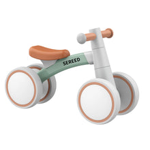 Load image into Gallery viewer, SEREED Baby Balance Bike for 1-2 Year Olds - 4 Wheels, First Bike for Toddlers, Birthday Gift (Green)
