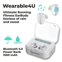 Load image into Gallery viewer, Wearable4U - Garmin Forerunner 965 Premium GPS Running and Triathlon 47mm Smartwatch with AMOLED Touchscreen Display, Titanium Bezel with Whitestone Silicone Band with White Earbuds Bundle
