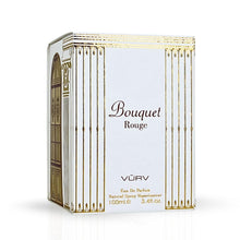 Load image into Gallery viewer, Vurv Bouquet Rouge Eau De Parfum For Women 100ML (3.4 OZ) Arabian Perfumes For Women With Bold, Spicy Blend of Saffron, Amberwood &amp; Cedar, Long Lasting Womens Perfume for an Alluring, Woody Fragrance
