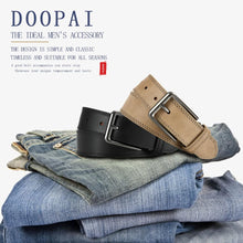 Load image into Gallery viewer, DOOPAI Men's Leather Belt - 1 3/8" Genuine Cowhide Dress Belt for Work, with Quick-Size Adjuster Golf &amp; Casual
