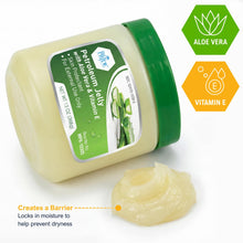 Load image into Gallery viewer, MED PRIDE Petroleum Jelly with Aloe Vera &amp; Vitamin E, 13 oz – Skin Protectant and Moisturizing Ointment for Dry or Irritated Skin, Rashes, Chapped Lips, Minor Cuts, Burns and Diaper Rash

