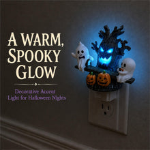 Load image into Gallery viewer, telers Animated Ghost Seesaw Night Light, Plug-in Halloween Decor
