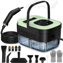 Load image into Gallery viewer, Steam Cleaner, Portable Steamer for Cleaning with 16pcs Accessories, 6-Level Adjustable and 15s Heat-Up, Handheld Steam Cleaner for Home, Tile, Dirt, Grout, Grease, Car Detailing
