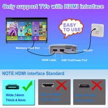 Load image into Gallery viewer, YRPRSODF TV Game Console Built in 100+ Gam ES, Video Game Machine with 2.4G Wireless Gamepad Somatosensory Control, USB Plug and Play, Kid &amp; Adult Interactive&amp; Puzzle Games,Grey

