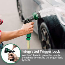 Load image into Gallery viewer, AUTOMAN-Garden-Hose-Nozzle, ABS Water Spray Nozzle with 7 Adjustable Watering Patterns, Slip Resistant for Watering Plants, Lawn&amp; Garden, Washing Cars, Cleaning, Showering Pets &amp; Outdoor Fun.
