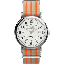 Load image into Gallery viewer, Timex Men's Weekender 40mm Watch - Tan Strap White Dial Silver-Tone Case
