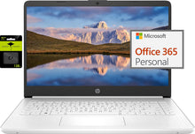 Load image into Gallery viewer, HP Newest 14" Ultral Light Laptop for Students and Business, Intel Quad-Core N4120, 8GB RAM, 192GB Storage(64GB eMMC+128GB Micro SD), 1 Year Office 365, Webcam, HDMI, WiFi, USB-A&amp;C, Win 11 S
