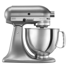 Load image into Gallery viewer, KitchenAid Artisan Series 5 Quart Tilt Head Stand Mixer with Pouring Shield KSM150PS, Contour Silver, Zinc
