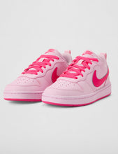 Load image into Gallery viewer, Nike Big Kid's Court Borough Low Recraft, Pink Foam/Hyper Pink-White, 5Y

