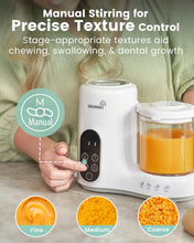 Load image into Gallery viewer, Grownsy Baby Food Maker, Steamer &amp; Blender Baby Food Processor, White
