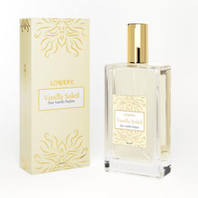Load image into Gallery viewer, Pure Vanilla Perfume for Women, 100ml Vanilla Soleil Fragrance, Creamy Tonka Bean with Vanilla Womens Perfumes, Long Lasting, Vegan Clean &amp; Natural Ingredients, Birthday Gifts for Mom, Made in France
