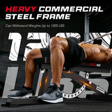 Load image into Gallery viewer, Keppi Fitness Weight Bench, 1200LBS Workout Bench with Leg Extension/Curl and Preacher Curl Attachment, Flat Incline Decline Weight Bench for Home Gym - Bench3000 Max
