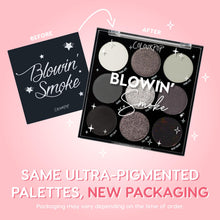 Load image into Gallery viewer, ColourPop Blowin' Smoke Eyeshadow Palette - Silver &amp; Smokey Eye Eyeshadow Palette with Metallic &amp; Matte Finishes - High-Pigment Eye Makeup with Long-Wearing Formula (0.3 oz)
