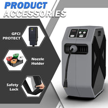 Load image into Gallery viewer, DECOKTOOL 5000PSI Wall Mounted PowerWasher with 4 Quick Connect Nozzles, Foam Cannon for Car, Lane, Patio Cleaning
