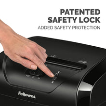 Load image into Gallery viewer, Fellowes Powershred 12 Sheet Cross-Cut Paper Home Office Paper Shredder, 19.50&quot; H x 9.69&quot; W x 13.44&quot; D

