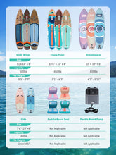 Load image into Gallery viewer, Niphean Inflatable Stand Up Paddle Board with Stabiltrac Fin Design and SUP Accessories, Anti-Slip EVA Deck, 10’6’’ Inflatable Paddle Boards for Adults &amp; Youth of All Skill Levels
