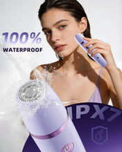 Load image into Gallery viewer, Ufree Bikini Trimmer Electric Razors for Women, Ceramic Blade Body Hair Trimmer, IPX7 Waterproof Rechargeable Lady Shaver, Personal Groomer for Legs &amp; Pubic Hair, Gifts for Women, Purple
