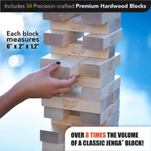Load image into Gallery viewer, Jenga Giant - Hardwood Blocks - Stacks to Over 4 Feet - Officially Licensed - JS6
