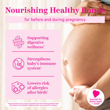 Load image into Gallery viewer, Pink Stork Prenatal Probiotics for Women - Morning Sickness, Gut Microbiome, and Immune Support - Pregnancy Probiotic with Prebiotics and Vitamin B6 - Pregnancy Must Haves, 30 Capsules

