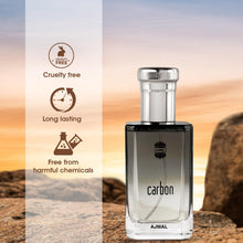 Load image into Gallery viewer, Ajmal Carbon Eau de Parfum for Men – 3.4 fl oz / 100 ml | Fresh Woody Aromatic Cologne | Long Lasting Masculine Fragrance with Citrus, Lavender &amp; Musk | Crafted in Dubai
