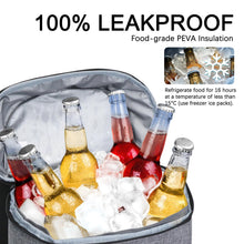 Load image into Gallery viewer, Upgraded Cooler Backpack 24 Cans – Lightweight Insulated Backpack Cooler, Leak-Proof &amp; 18-Hour Ice Retention for Beach, Camping, Hiking (Men, Women, Family)

