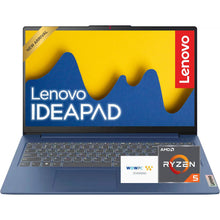 Load image into Gallery viewer, Lenovo IdeaPad Slim 3 • 15.6" FHD Business Laptop • AMD Ryzen 5 • 8GB RAM DDR5 • 256GB SSD • 2026 Edition • Windows 11
