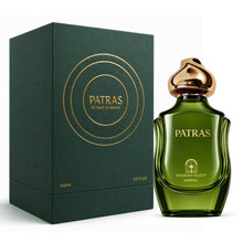 Load image into Gallery viewer, ARABIAN QUEST PATRAS Extrait de Parfum 100ml (3.3 Fl Oz) | Niche Long-Lasting Luxury Unisex Fresh citrus and aromatic Fragrance with Grapefruit, Aquatic Notes &amp; Ambroxan

