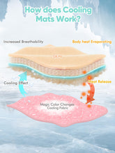 Load image into Gallery viewer, Rywell Dog Cooling Mat 2.0,Soft Blush Pink, 44" x 32" Thick &amp; Durable Cooling Mat for Extra Large Dogs, Long-Lasting Cool with Waterproof &amp; Color-Changing Arc-Chill Tech (Q-Max>0.5) Washable&amp;Non-Toxic
