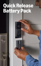 Load image into Gallery viewer, Ring Battery Doorbell Plus (newest model), Retinal 2K with wide-angle video, up to 6x Enhanced Zoom, Night Vision, and Quick Release Battery Pack, Nickel Silver
