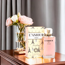 Load image into Gallery viewer, META-BOSEM L'Amour Paris Eau De Parfum Spray Perfume for Women - Refreshing Floral Fragrance for All Day Wear, Ideal Holiday Gift, 3.4 Fl Oz/100Ml
