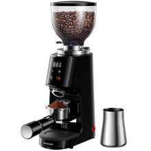 Load image into Gallery viewer, SHARDOR Professional 64mm Burr Coffee Grinder with 100 Grind Settings and All-Metal Chamber, Coffee Bean Grinder with Adjustable Electronic Timer and LED Display, Anti-Static,Black, 120V Only
