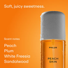 Load image into Gallery viewer, PHLUR Paradise Skin Set ($75 Value) - Travel Size Body Mist Gift Set - Peach Skin, Vanilla Skin, &amp; Beach Skin - Travel Size Hair and Body Fragrance Mist Trio (3 x 3 fl oz)
