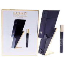 Load image into Gallery viewer, Carolina Herrera Bad Boy 2-Piece Travel Set for Men (3.4 Oz Eau De Toilette Spray + 0.34 Oz Eau De Toilette Spray)

