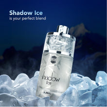 Load image into Gallery viewer, Ajmal Shadow Ice Eau de Parfum 3.4 oz / 100 ml – Fresh Long-Lasting Unisex Perfume | Citrus, Neroli, Jasmine, Musk &amp; Sandalwood | Premium Summer Fragrance from Dubai
