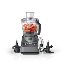Load image into Gallery viewer, Ninja Food Processor, Professional Plus, 1000 Peak Watts, 4 Functions for Chopping, Slicing, Purees &amp; Dough with 9-Cup Processor Bowl, 3 Blades, Food Chute &amp; Pusher, Silver, BN601
