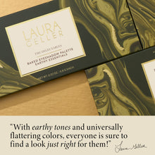 Load image into Gallery viewer, LAURA GELLER NEW YORK The Delectables Earthy Essentials Baked Eyeshadow Palette | 14 Pigmented Eyeshadows Blendable Natural Look

