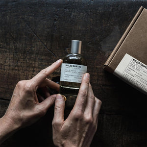 LRERABO No.33 SANTAL Sandalwood Parfum Spray - 3.4 Fl oz Unisex, Iconic New York Scent, Long Lasting Fragrance Natural and Vegan & Hypoallergenic for Men and Women