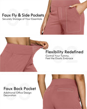 Load image into Gallery viewer, G4Free Women's Fashion Outfits Wide Leg Leggings for Women Flare Yoga Casual Sweatpants with Pockets Loose Palazzo Pants(Cameo,S,Regular)
