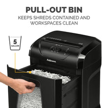 Load image into Gallery viewer, Fellowes Powershred 12 Sheet Cross-Cut Paper Home Office Paper Shredder, 19.50&quot; H x 9.69&quot; W x 13.44&quot; D

