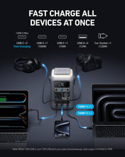 Load image into Gallery viewer, Anker SOLIX C300 DC Power Bank Station, Outdoor 288Wh Portable Power Station, LiFePO4 Battery, 300W Solar Generator, for Camping, Traveling, and Emergencies (No Wall Charger Included)
