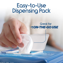 Load image into Gallery viewer, Inspire Adult Wet Wipes, Wash Cloths | Adult Wipes for Incontinence &amp; Cleansing for Elderly, 8"x12" Count 12 packs of 50
