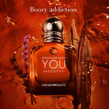 Load image into Gallery viewer, Armani Beauty - Stronger With You Absolutely - Parfum - Cologne for Men - Spicy Ambery Gourmand Men’s Fragrance – Rum Accord, Cedarwood, Lavendar &amp; Vanilla Notes - 3.4 Fl Oz
