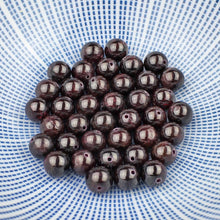 Load image into Gallery viewer, MJDCB Natural Stone Beads Garnet Round Loose Beads for Jewelry Making DIY Bracelet Necklace (6mm)
